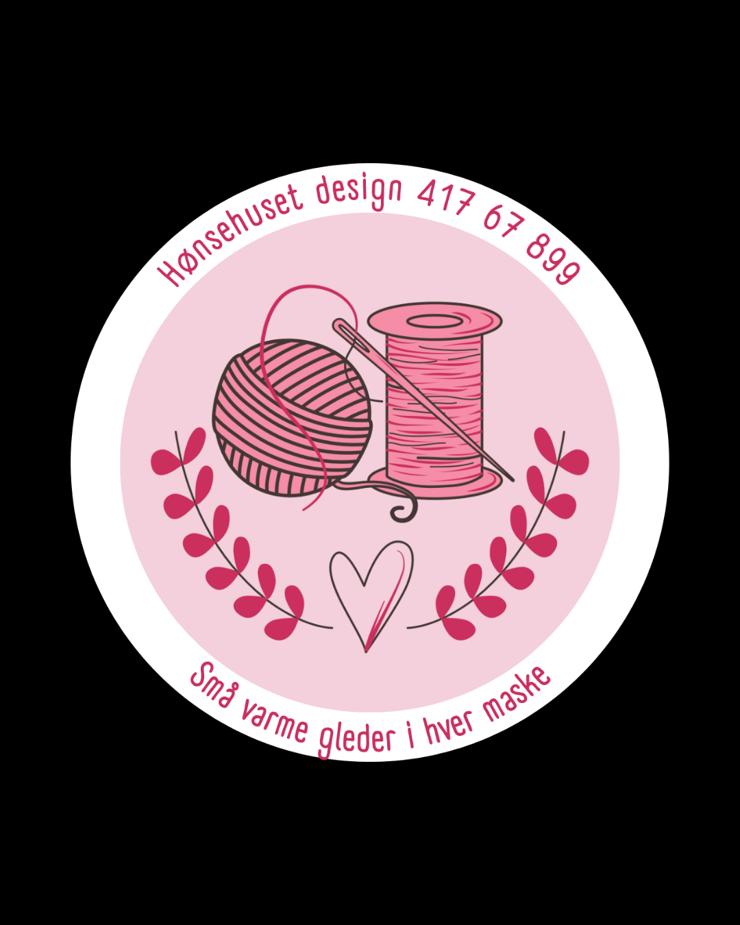 5o stk Klistremerker 3 cm – personlig design tilpasset din stil.
