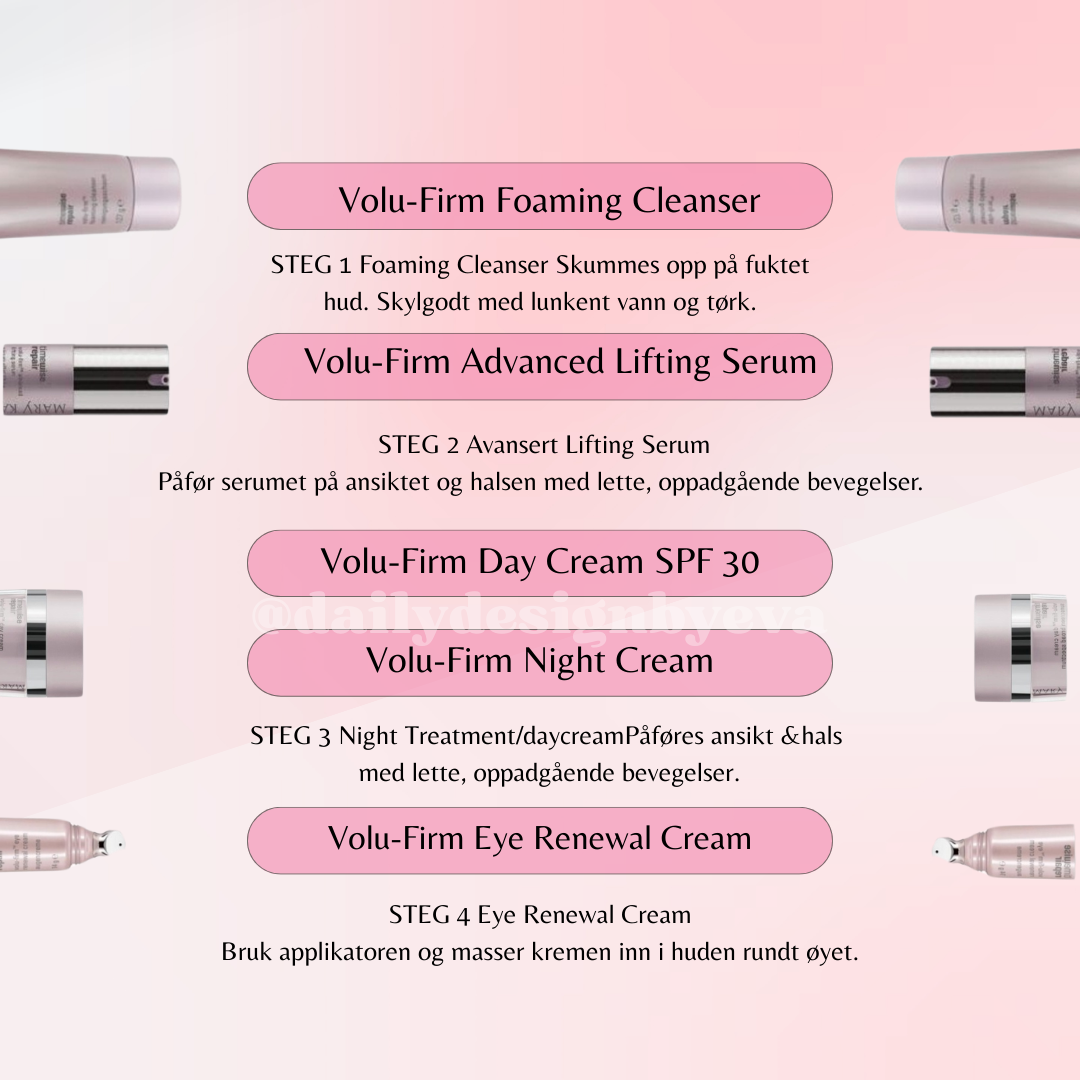Produkt kort Mary Kay 💞 Repair Volum firm set.