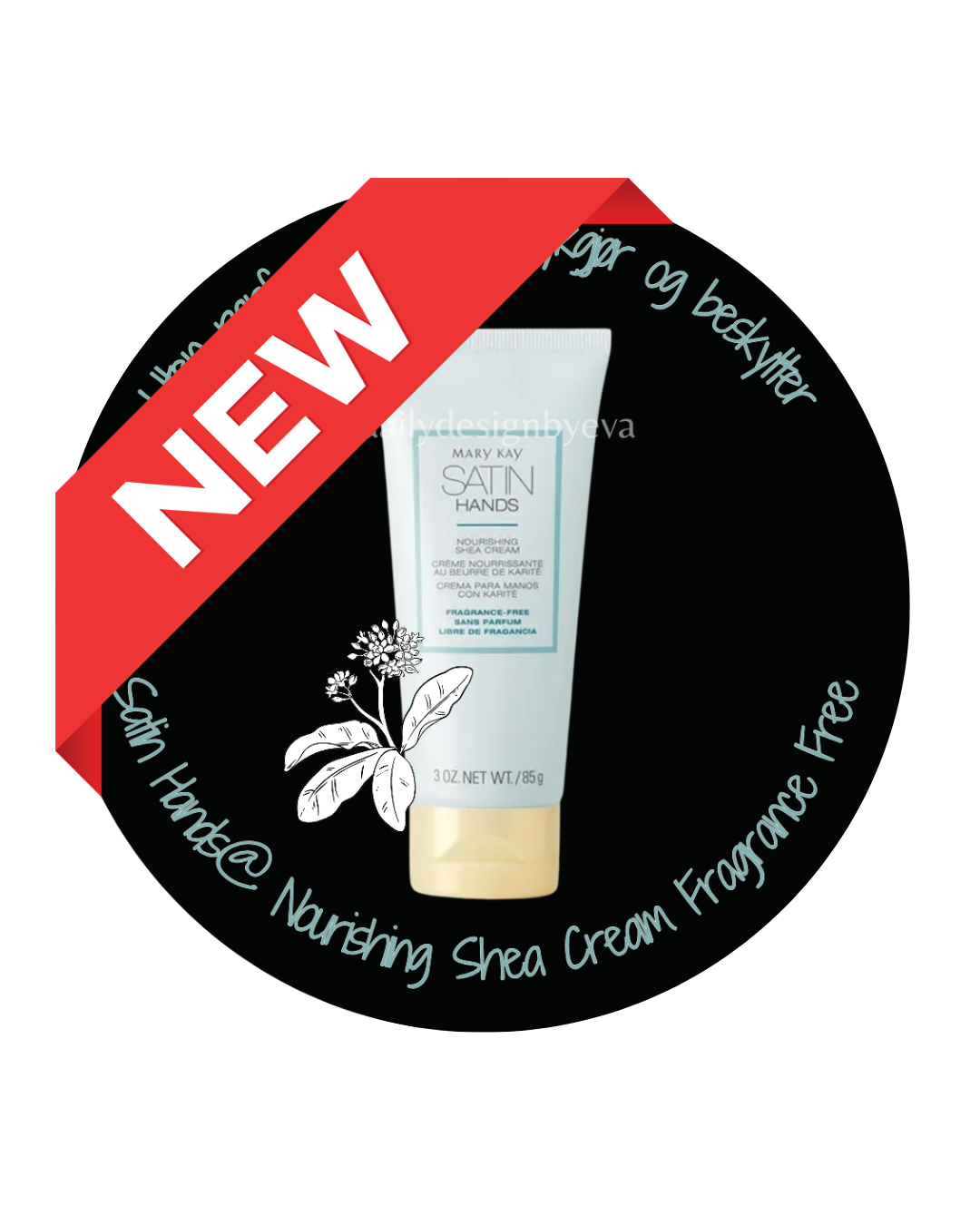 Satin Hands® Klistremerke 🌱 flere størrelser 💚