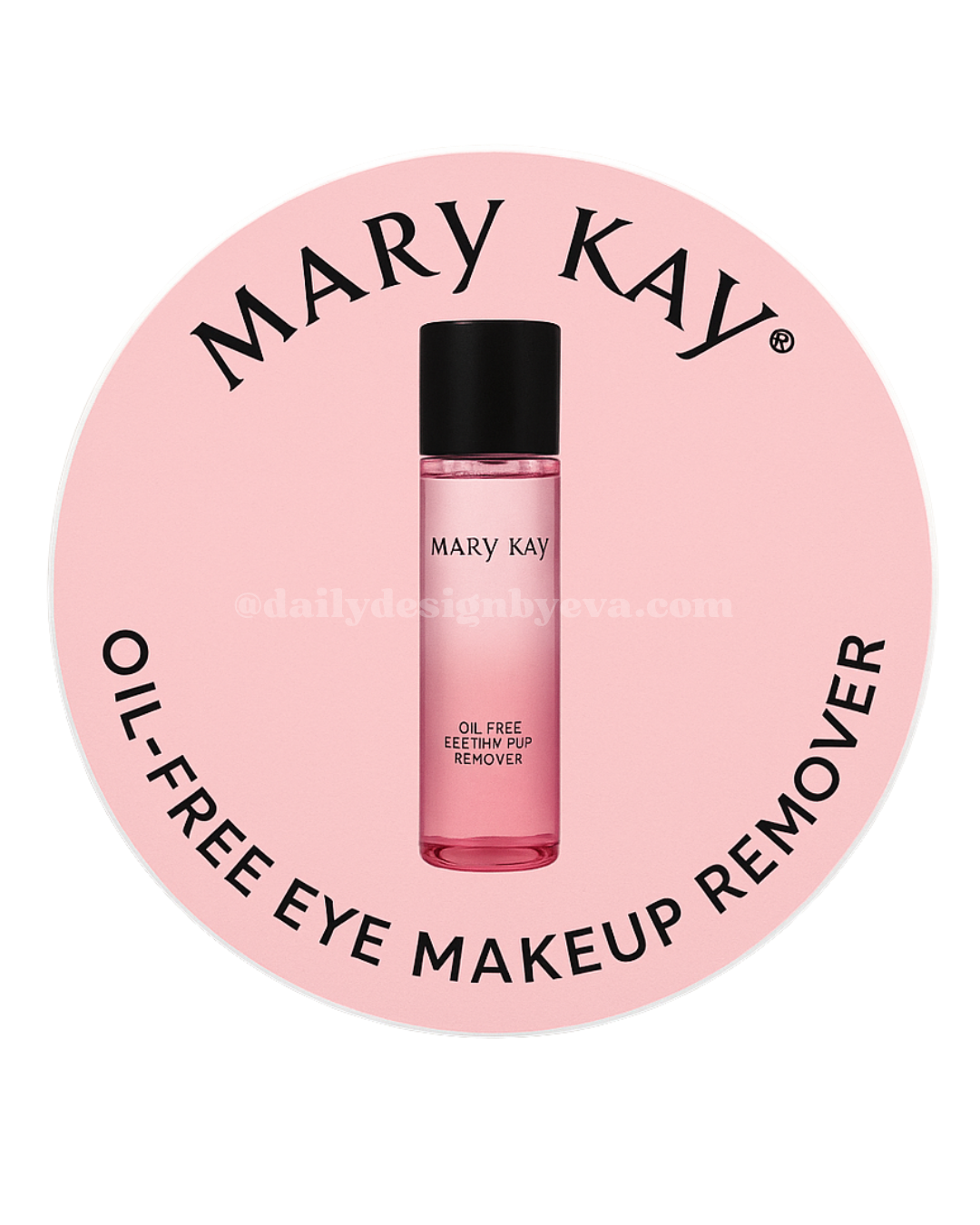 Klistremerke 2 cm Mary Kay® Oil-Free Eye Makeup Remover