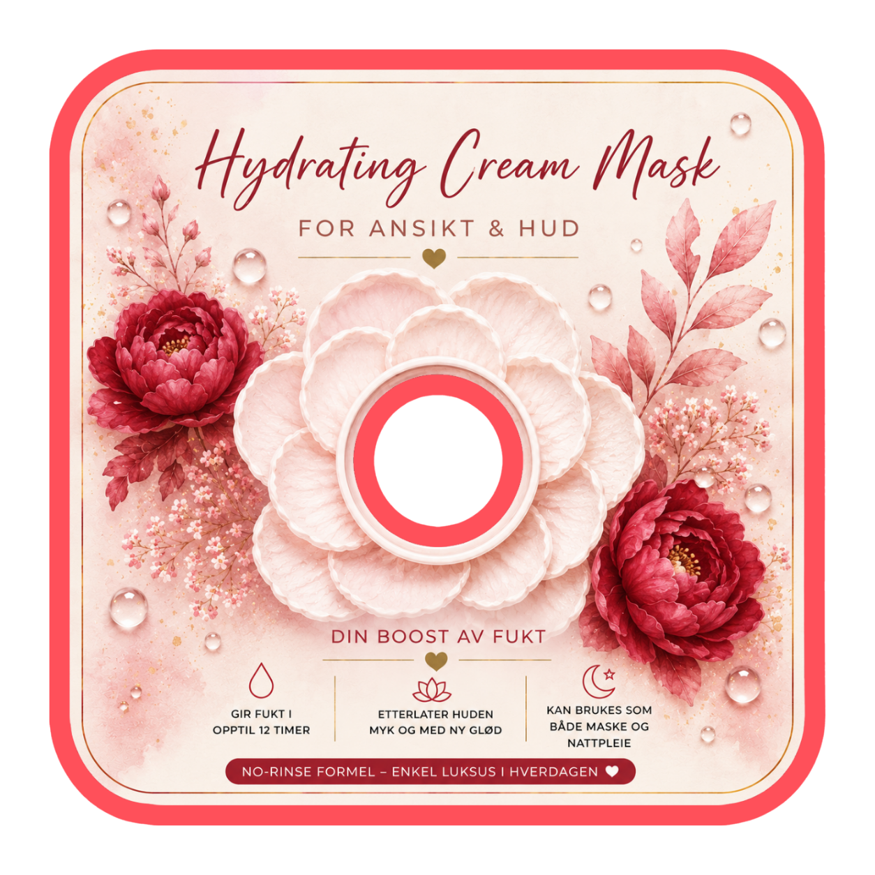 Premium displaykort Mary Kay Hydrating Cream Mask 🎀