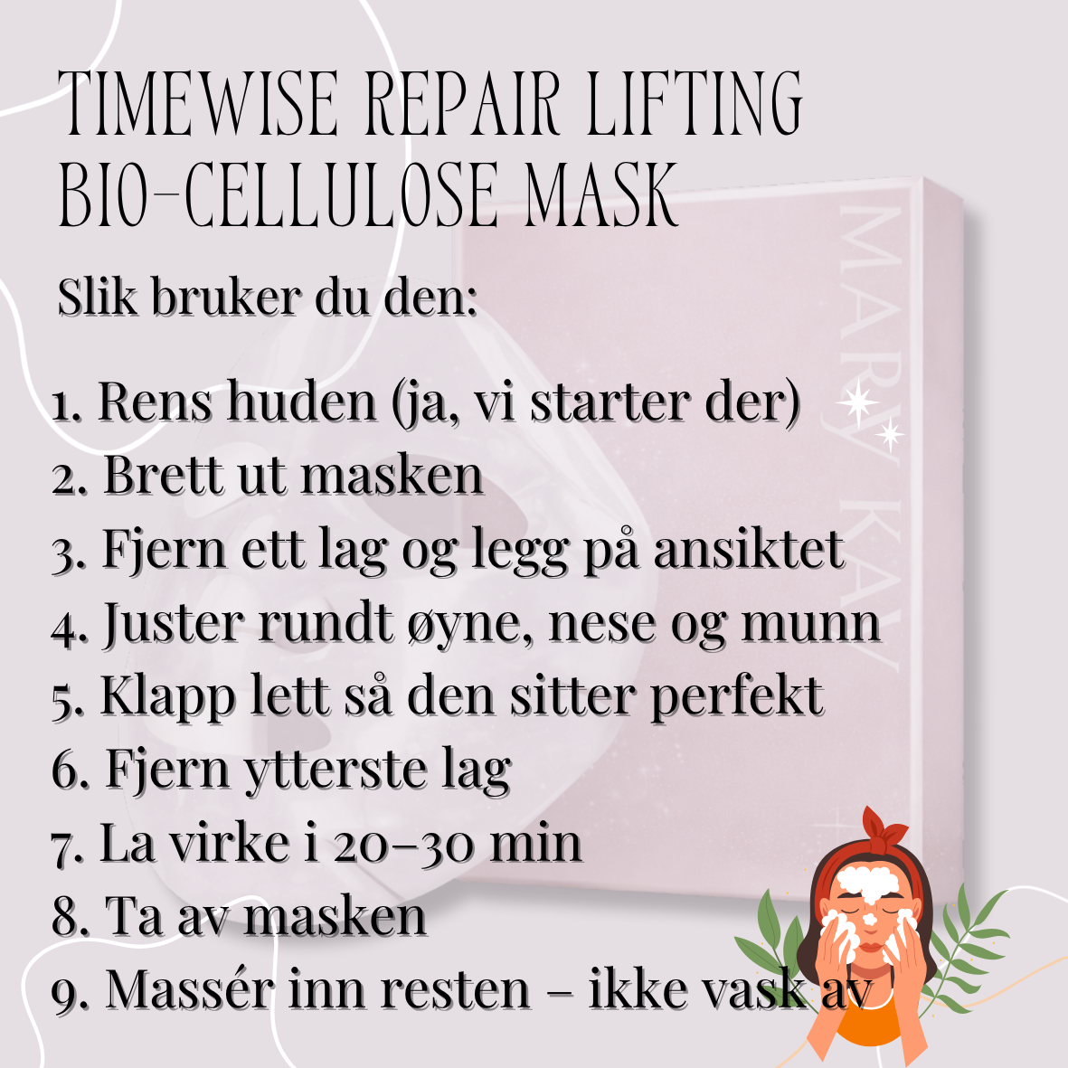 TIMEWISE REPAIR LIFTING BIO-CELLULOSE MASK 🩷