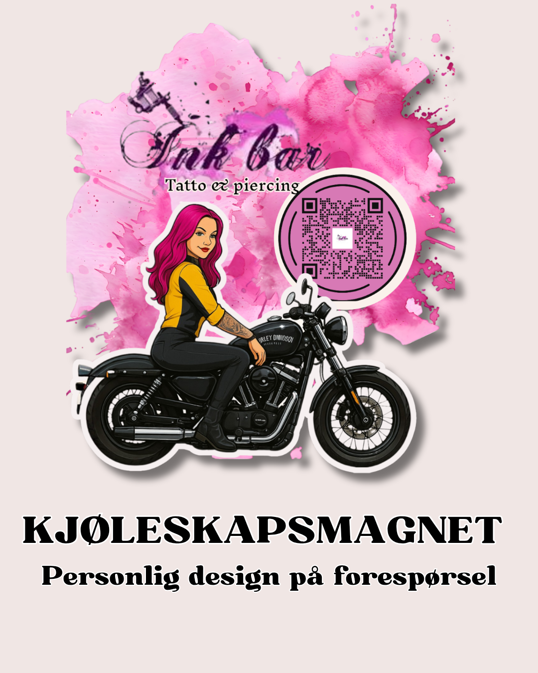 💗 Design av kjøleskapsmagnet. Pris pr design.