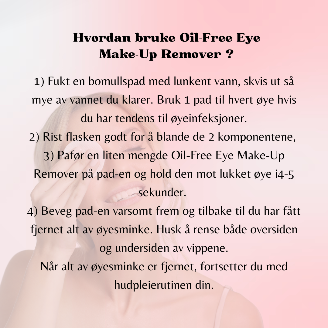 Produktkort Oil-Free make up remover 🎀