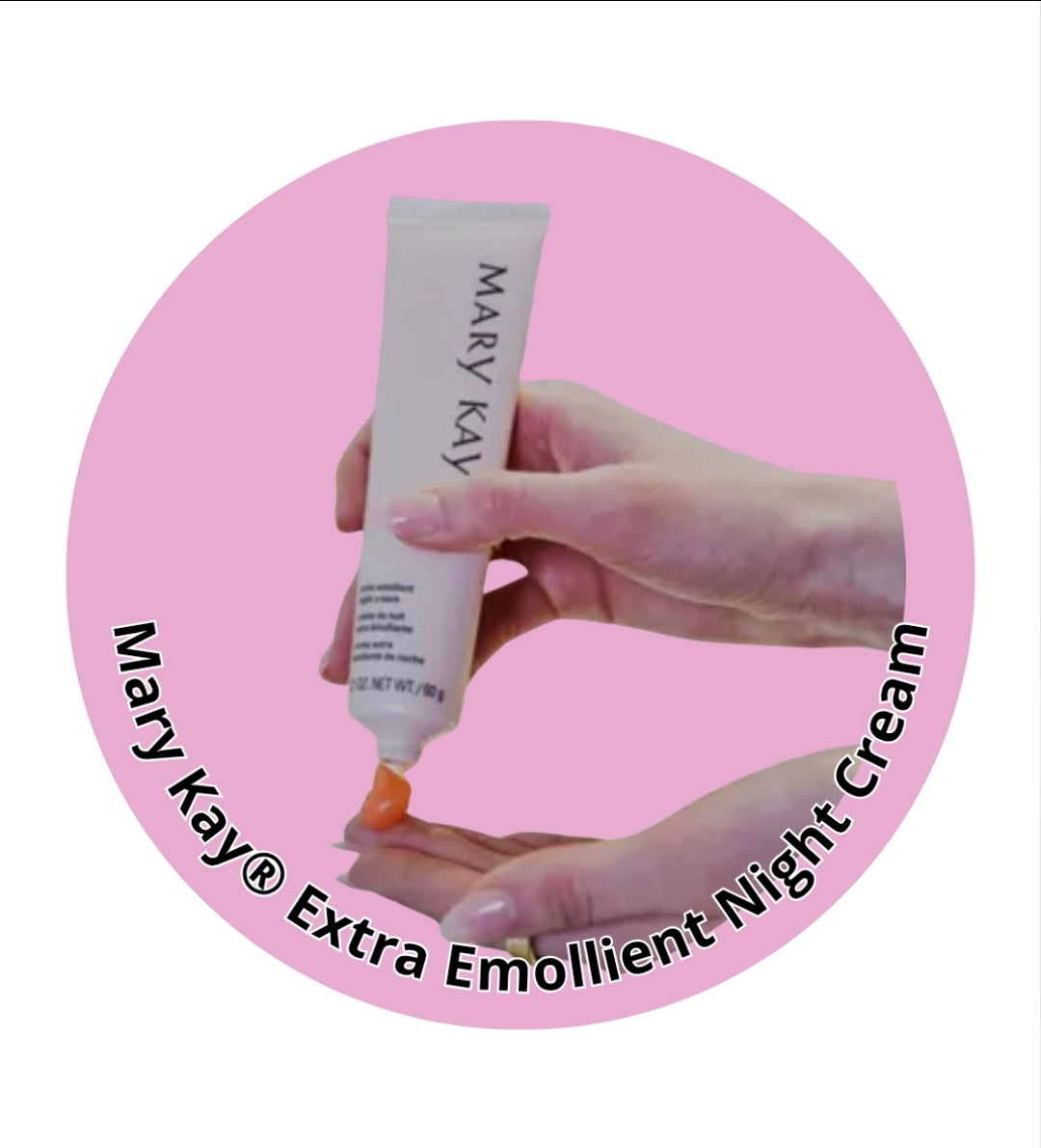 Klistremerke Mary Kay Extra Emollient night cream 3 cm