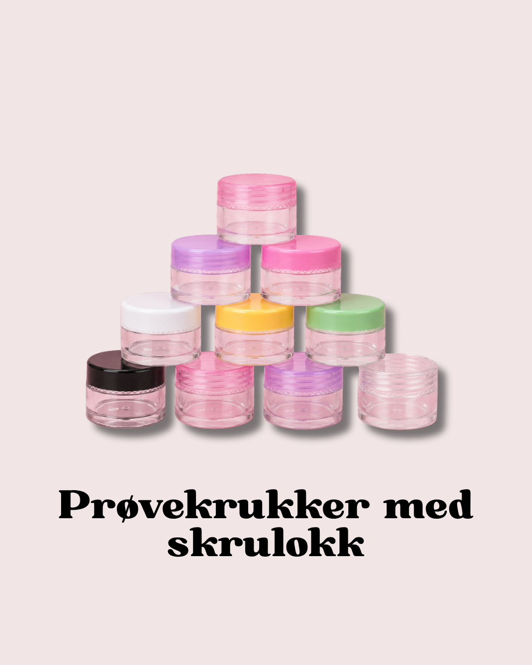 Oppbevaringskrukker 🛍          Velg din favorittfarge!🩷🤍💜