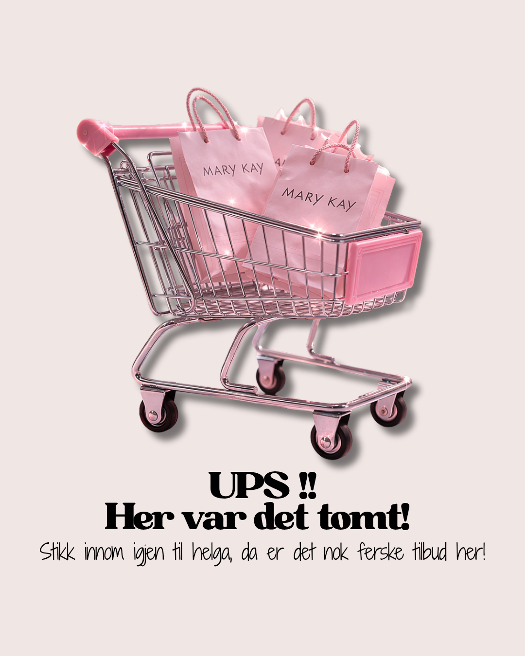 Ups! Her var det tomt 🛍