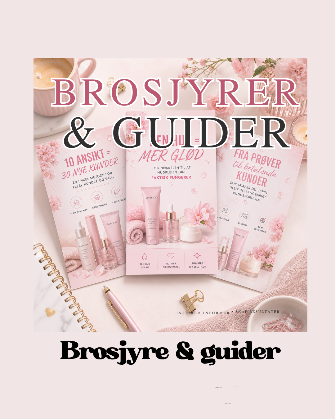 Brosjyrer & guider 📝 klar til bruk💗