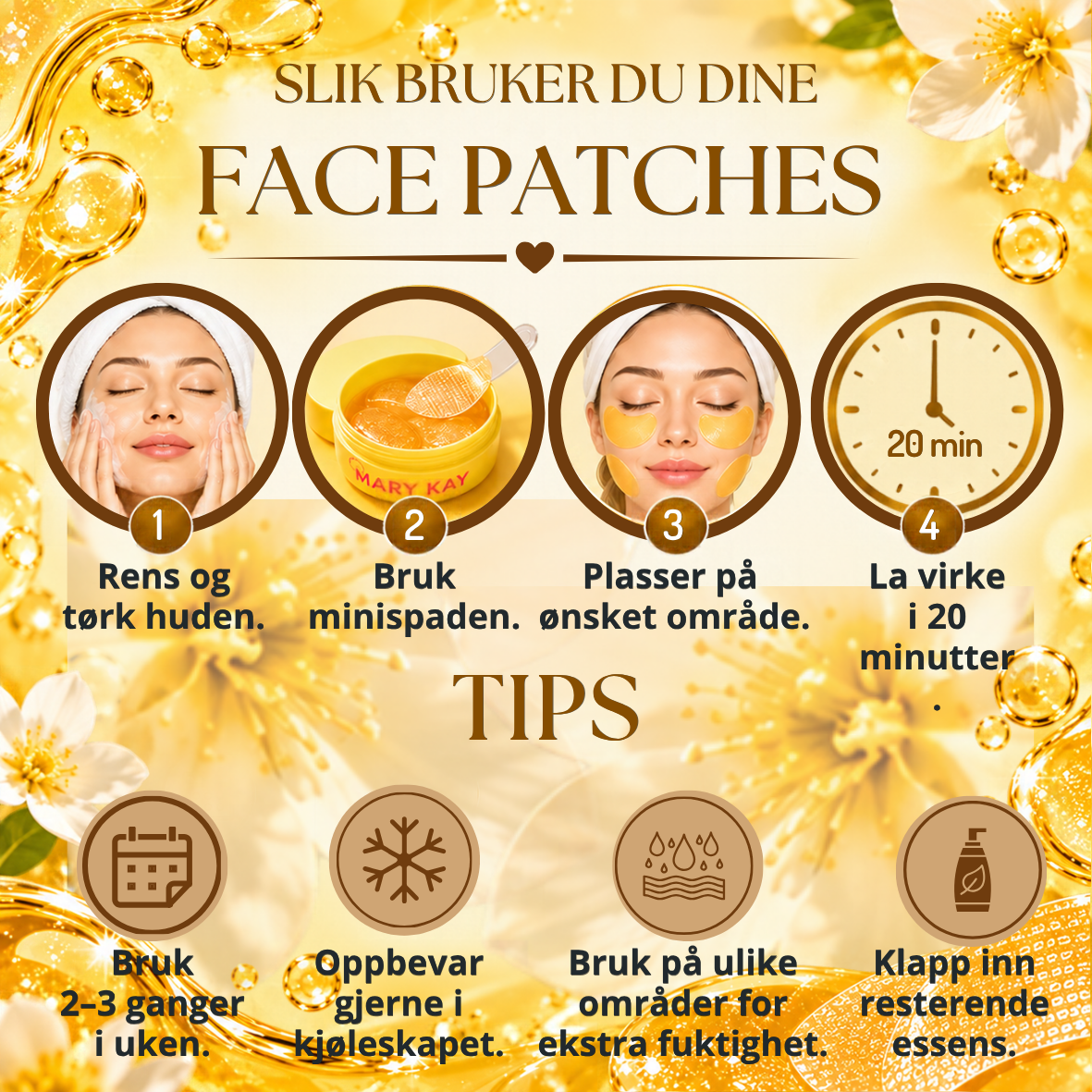 Produktkort – Snail Gel Face Patches | 30 stk 💛 kommer snart!