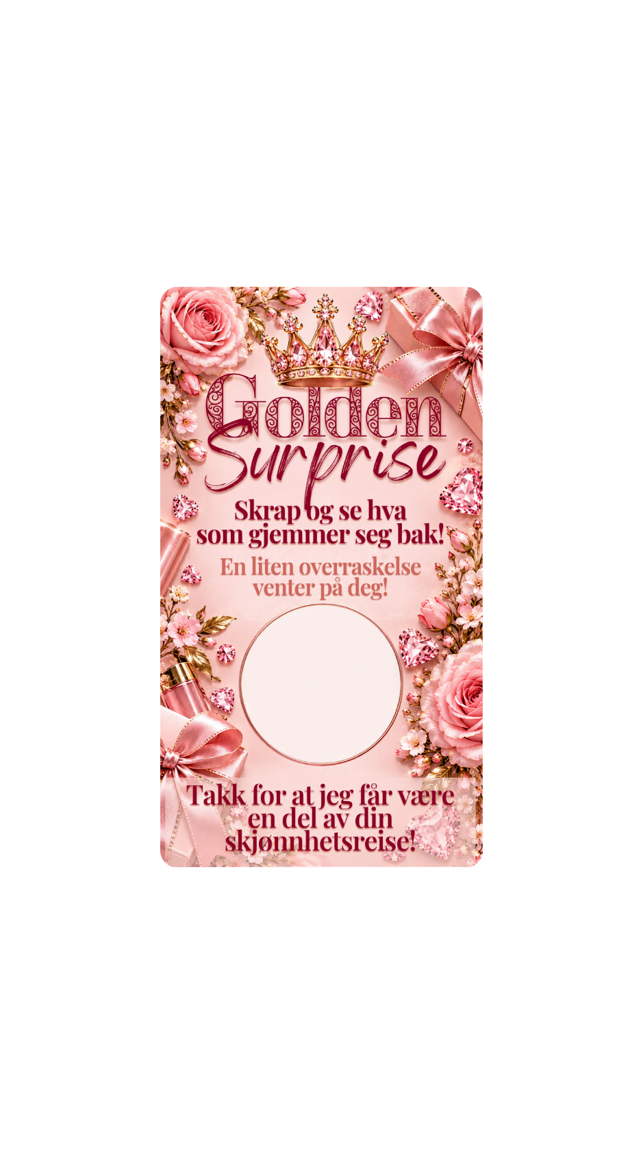 ✨ Golden Surprise 💎 Eksklusive skrapelodd