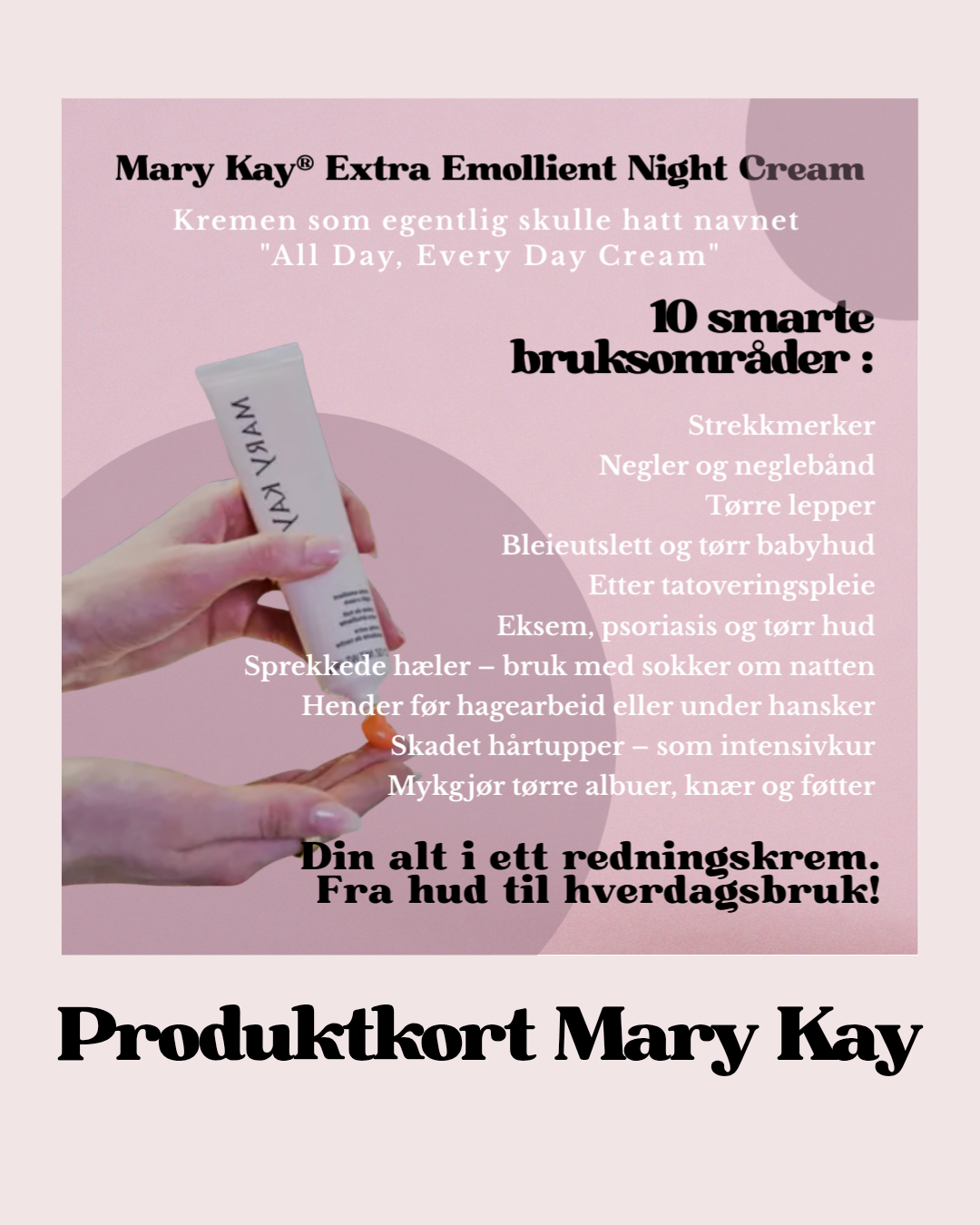 Produktkort Extra Emollient night cream & Satin Hands Nourishing Shea Cream 🌱