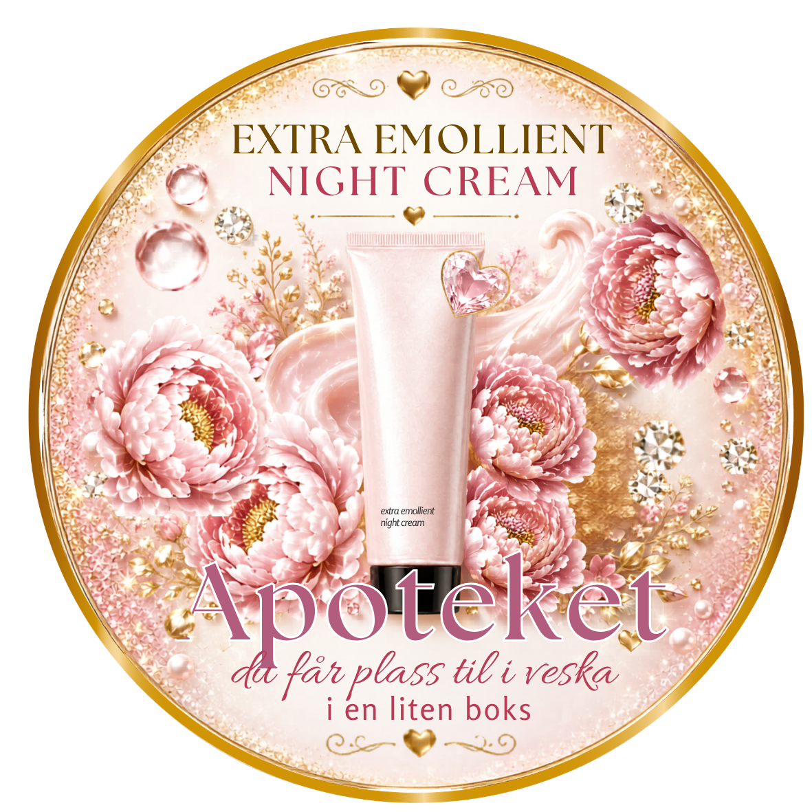 ✨ Gullboks 30 ml & klistremerke