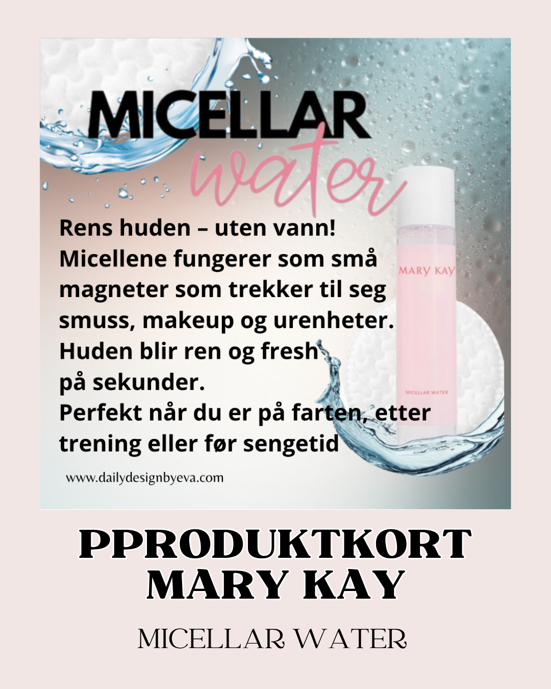 Produktkort Mary Kay Micellar Water 💦