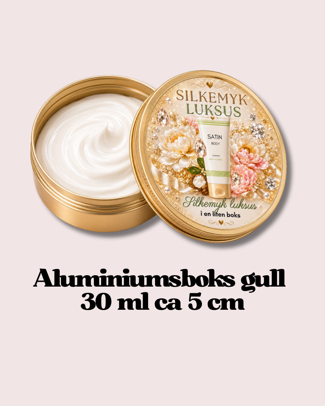 ✨ Gullboks 30 ml & klistremerke