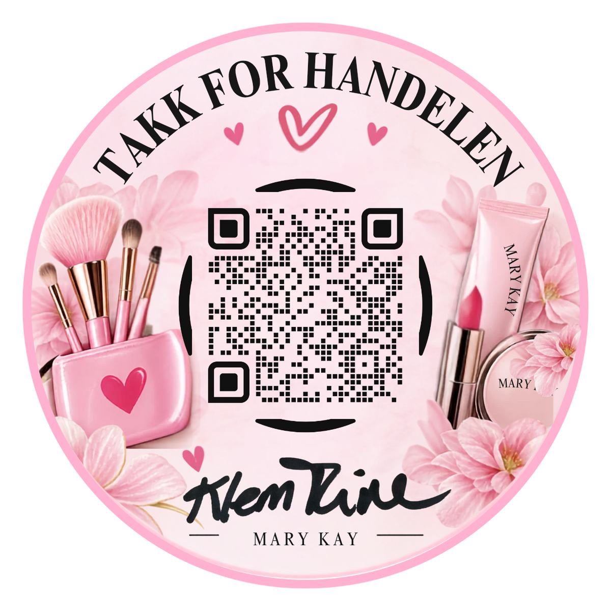 Klistremerker med eget design/logo  ✨