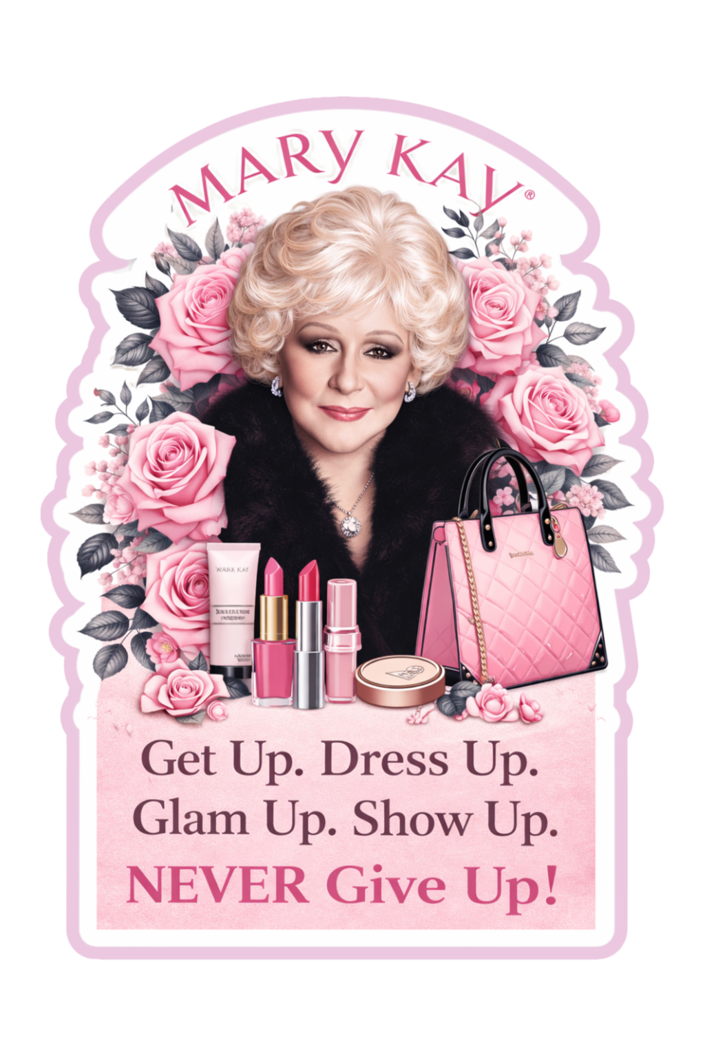 Mary Kay klistremerke 5 stk a 5 cm 🌸