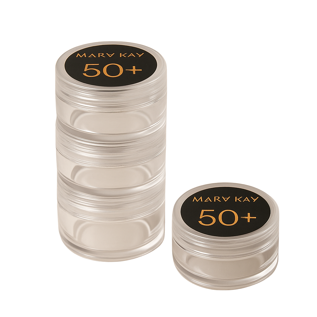 TILBUD! 5 ml blanke krukker – 100 stk