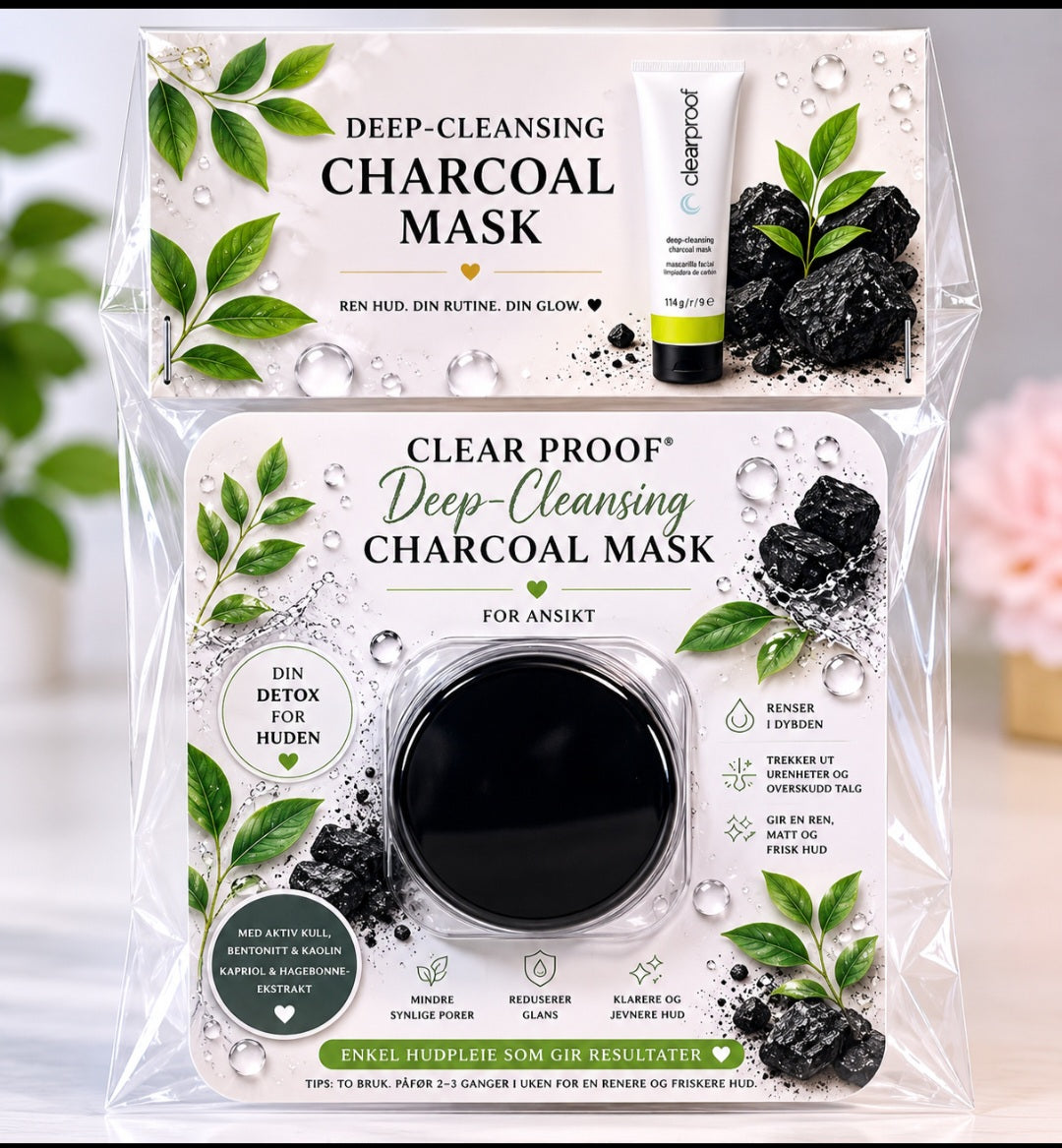 6 stk Premium displaykort for krukker Clear Proof Deep-Cleansing 🖤