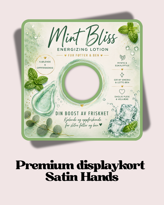 6 stk Premium displaykort Mint Bliss 🌿Limited edition 💚