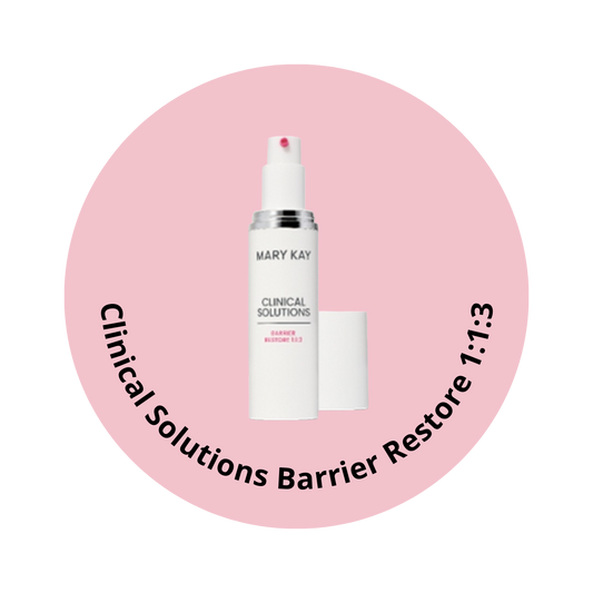 Klistremerke til testkrukke – Barrier Restore 1:1:3 🌷