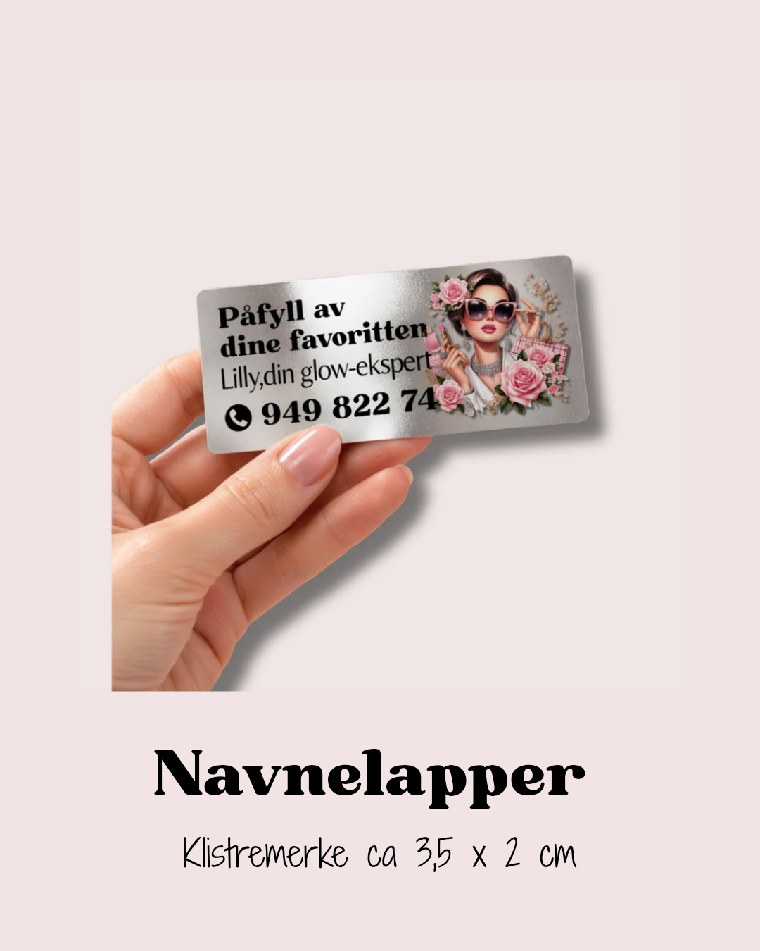 🏷️ Personlig design – navneetiketter med stil!