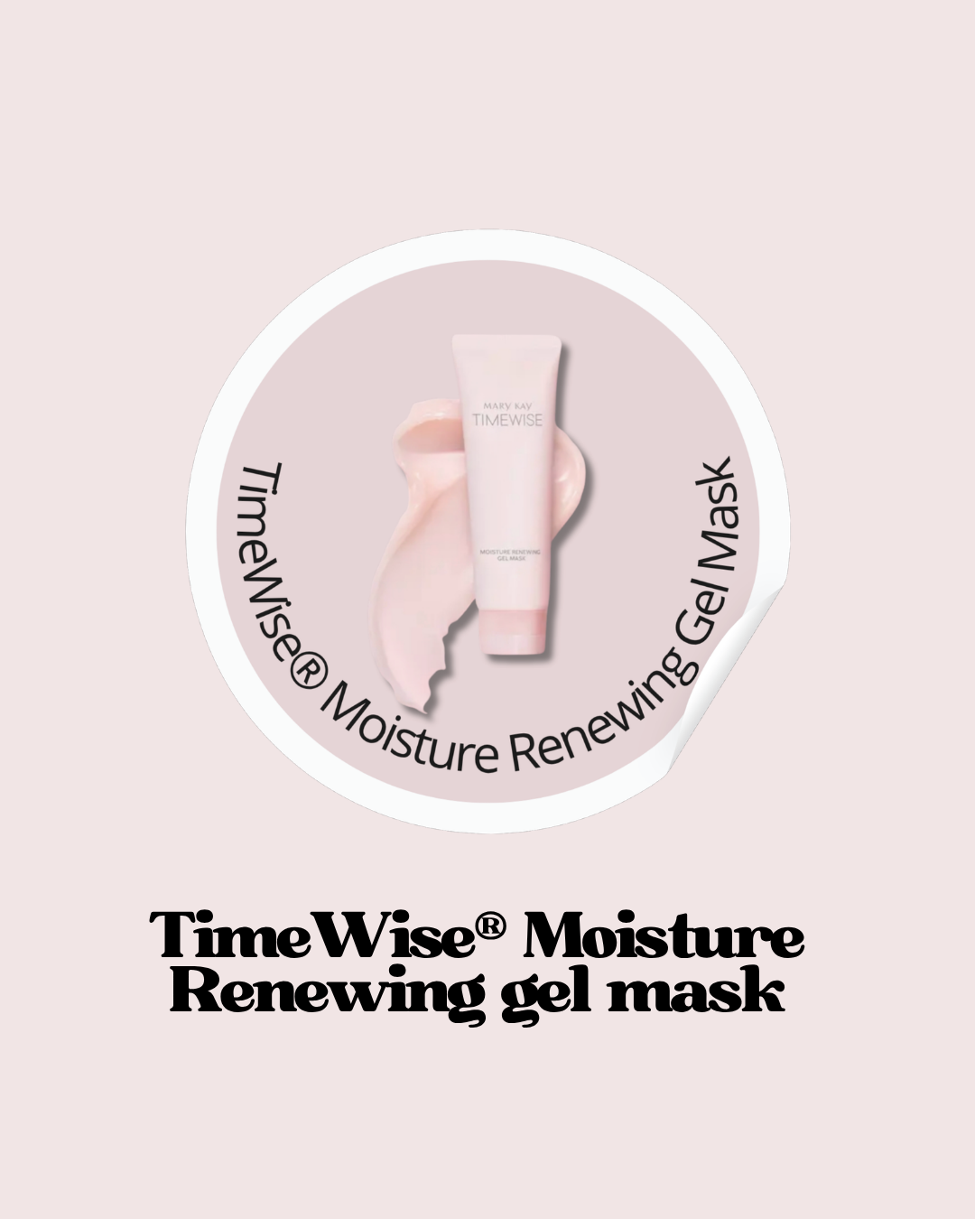 Klistremerke TimeWise moisture gel mask 🩷