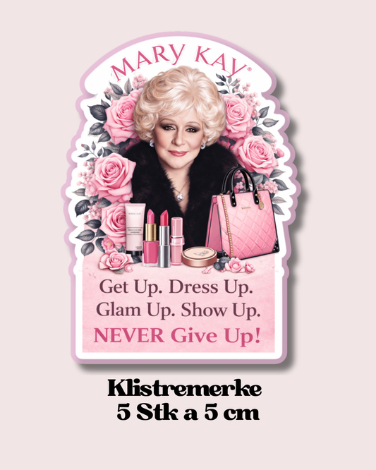 Mary Kay klistremerke 5 stk a 5 cm 🌸