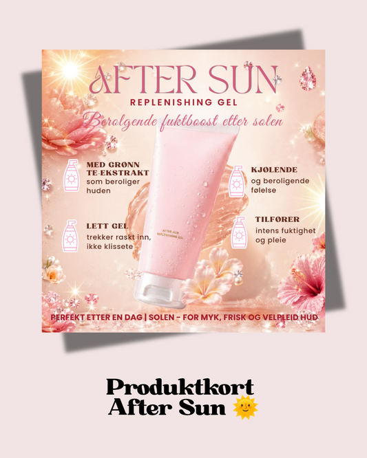 Produktkort After Sun 🌞