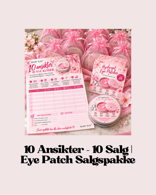 10 Ansikter – 10 Salg | Eye Patch Salgspakke