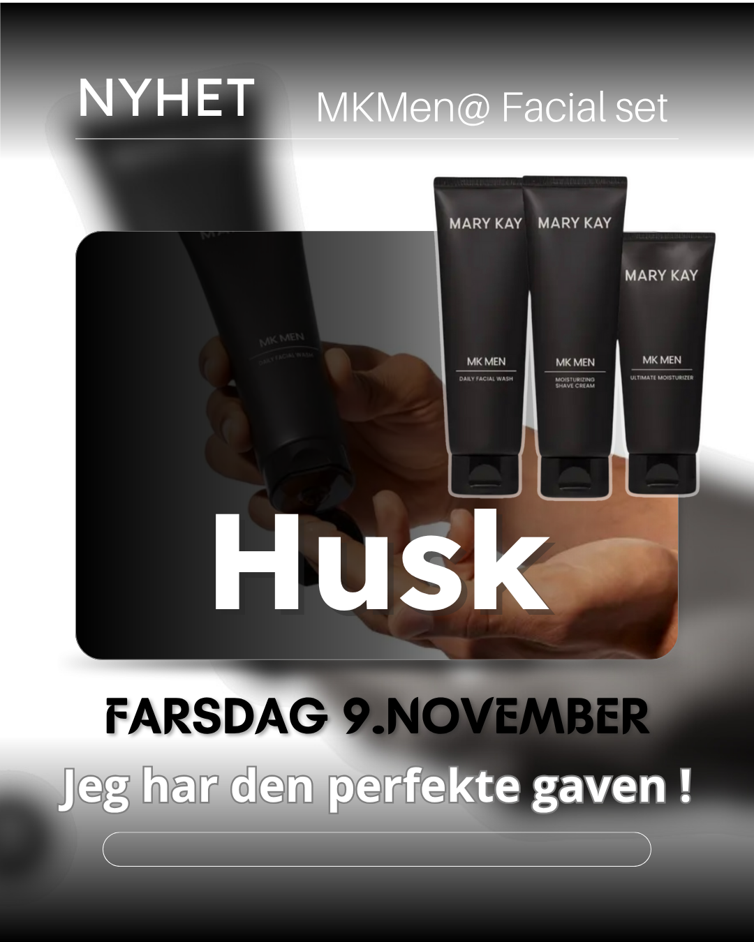 💻SoMe innlegg, klart til bruk. Gratis farsdagsdesign – MKMen