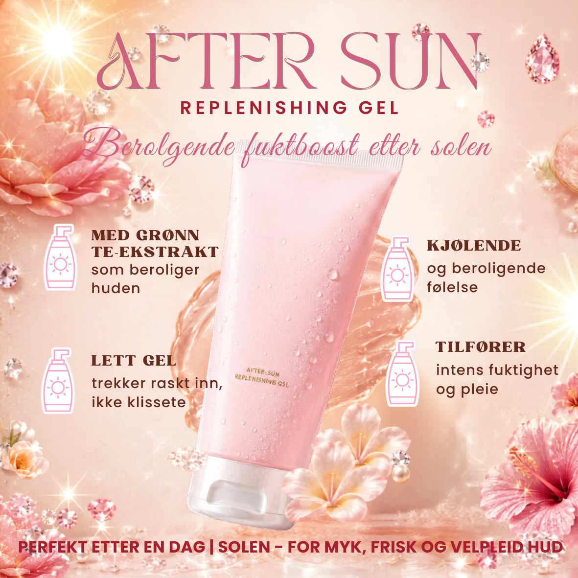 Produktkort After Sun 🌞