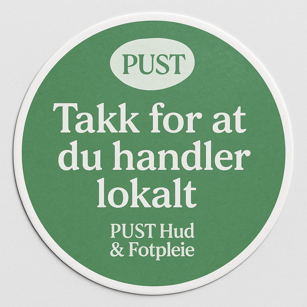 Personlig design: Logo, klistremerker, visittkort og mer