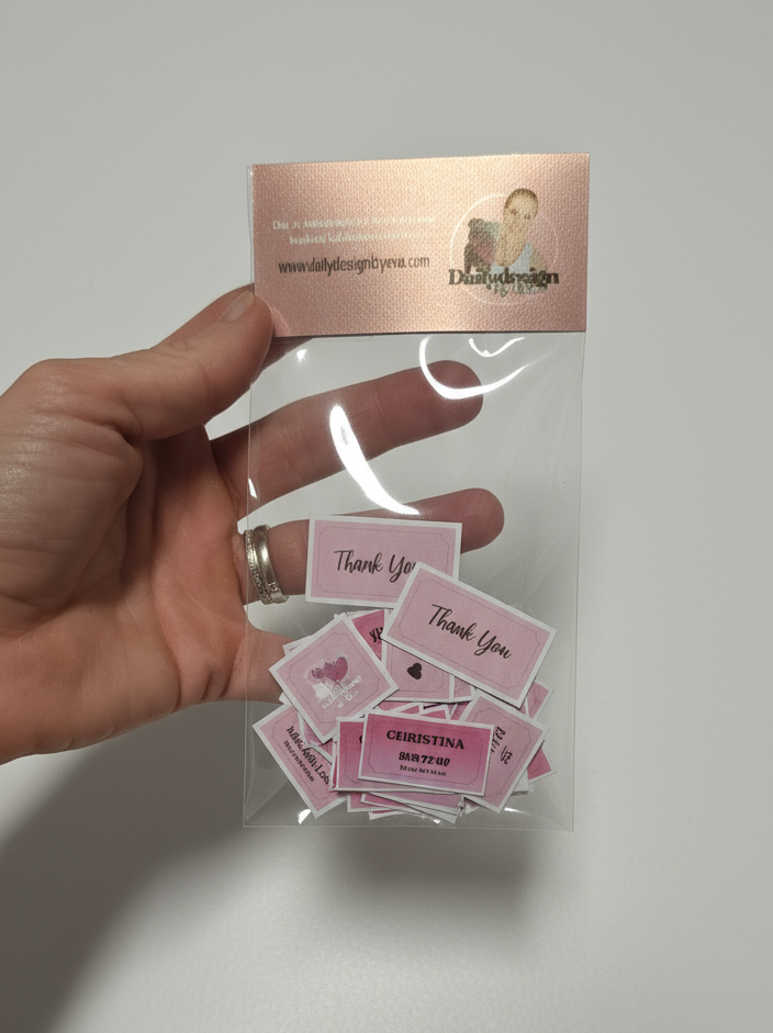 🏷️ Personlig design – navneetiketter med stil!