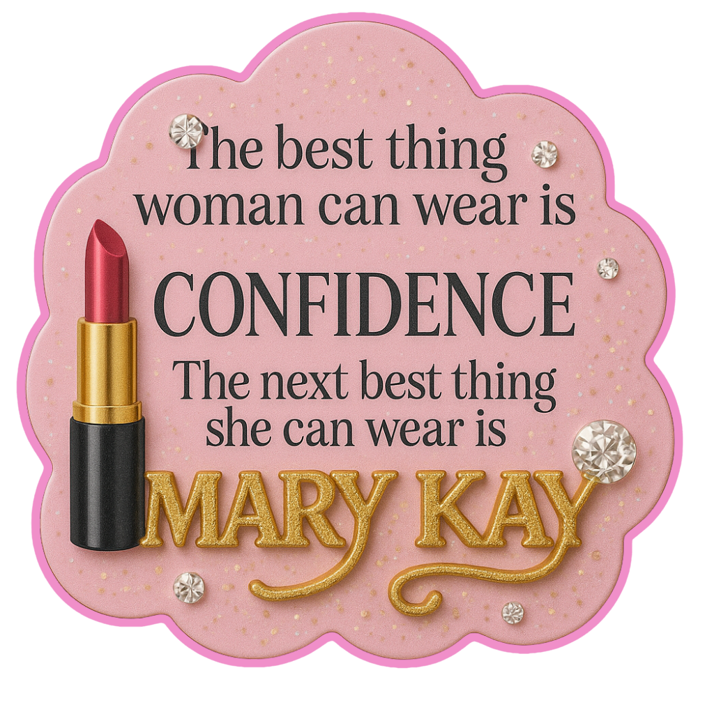 Mary Kay klistremerke 6,5 x 6,5 cm 💎