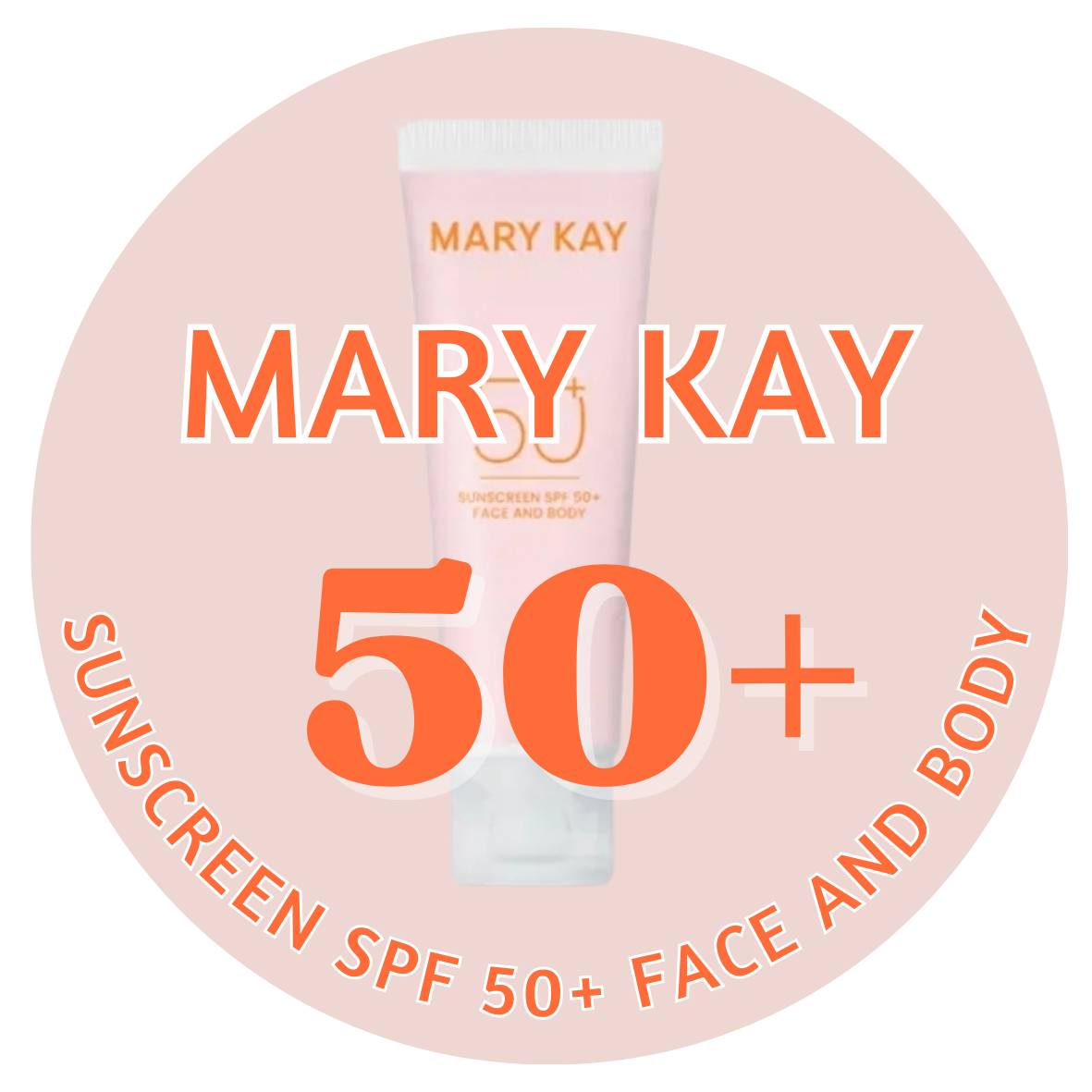 Klistremerke ☀️ Sunscreen SPF 30 og 50. 45 stk a 2,5 cm