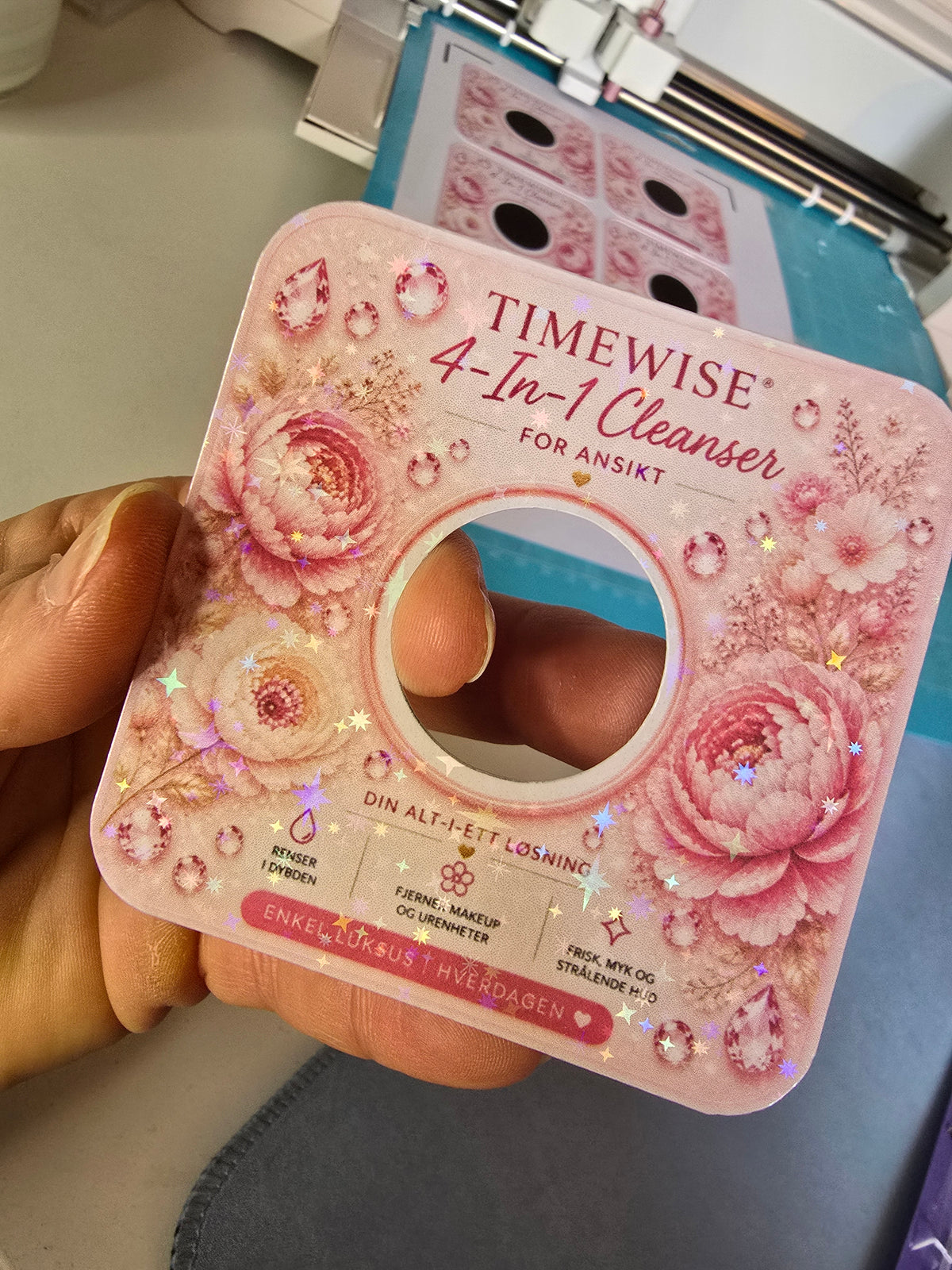 6 stk Premium displaykort TimeWise 4 in 1 cleanser 🩷