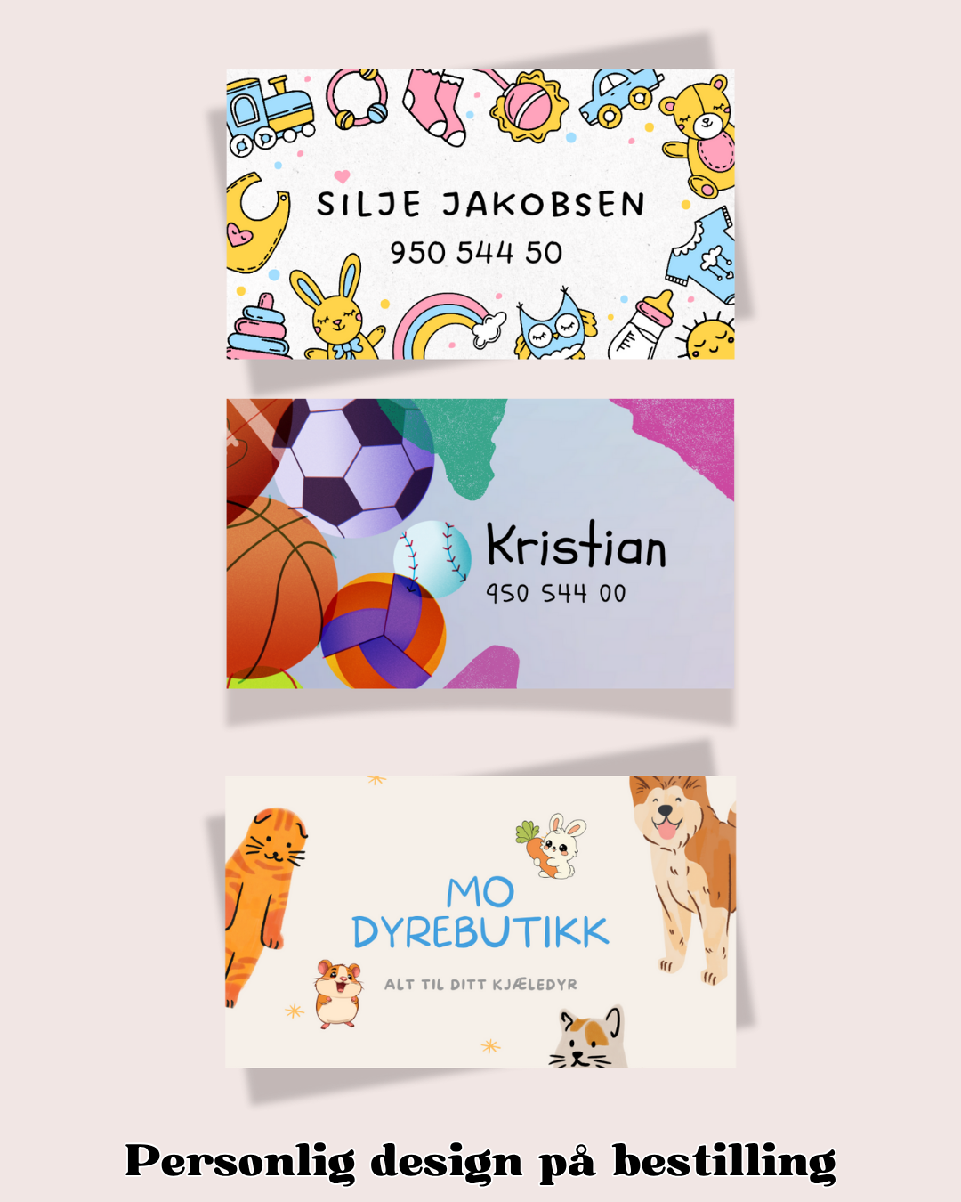 🏷️ Personlig design – navneetiketter med stil!