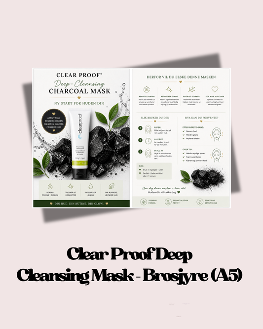 Clear Proof Deep Cleansing Mask – Brosjyre  🖤