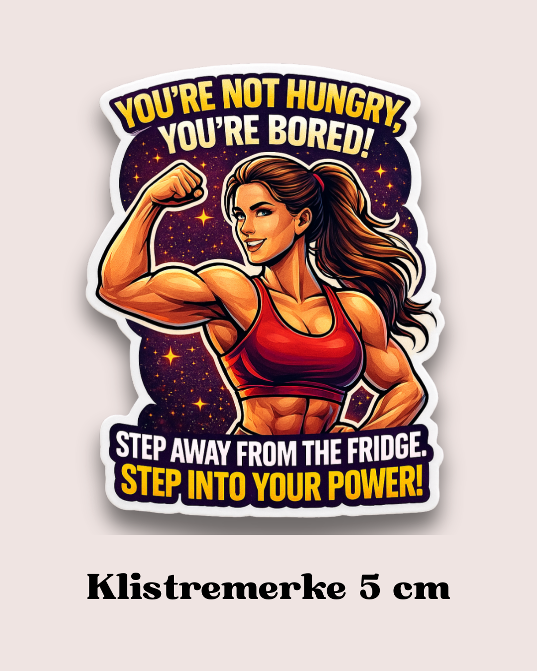 Klistremerke 5 cm