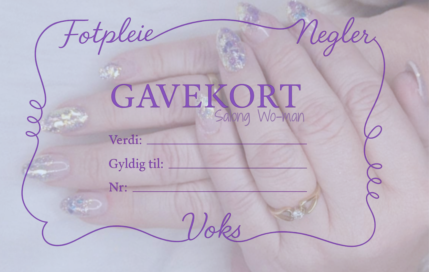 ✨ Visittkort tilpasset din stil.