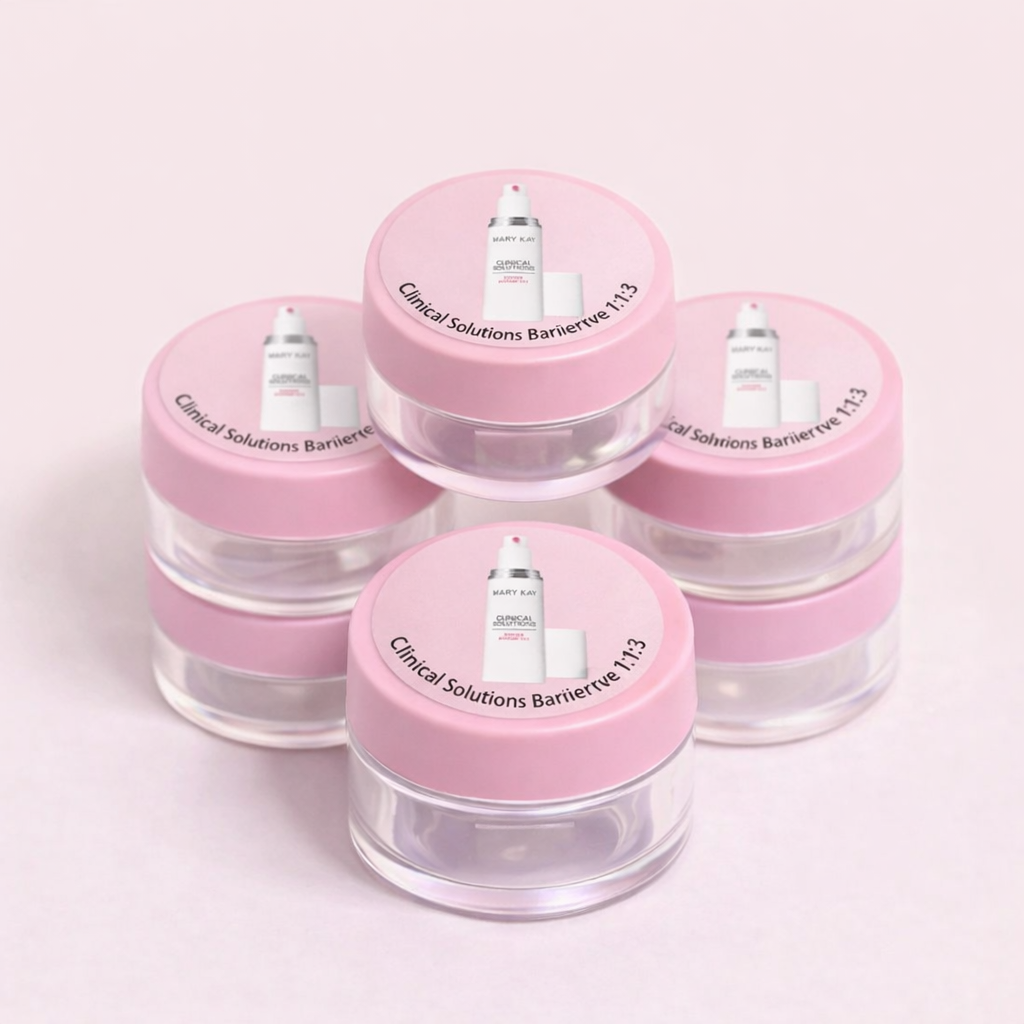 Klistremerke til testkrukke – Barrier Restore 1:1:3 🌷