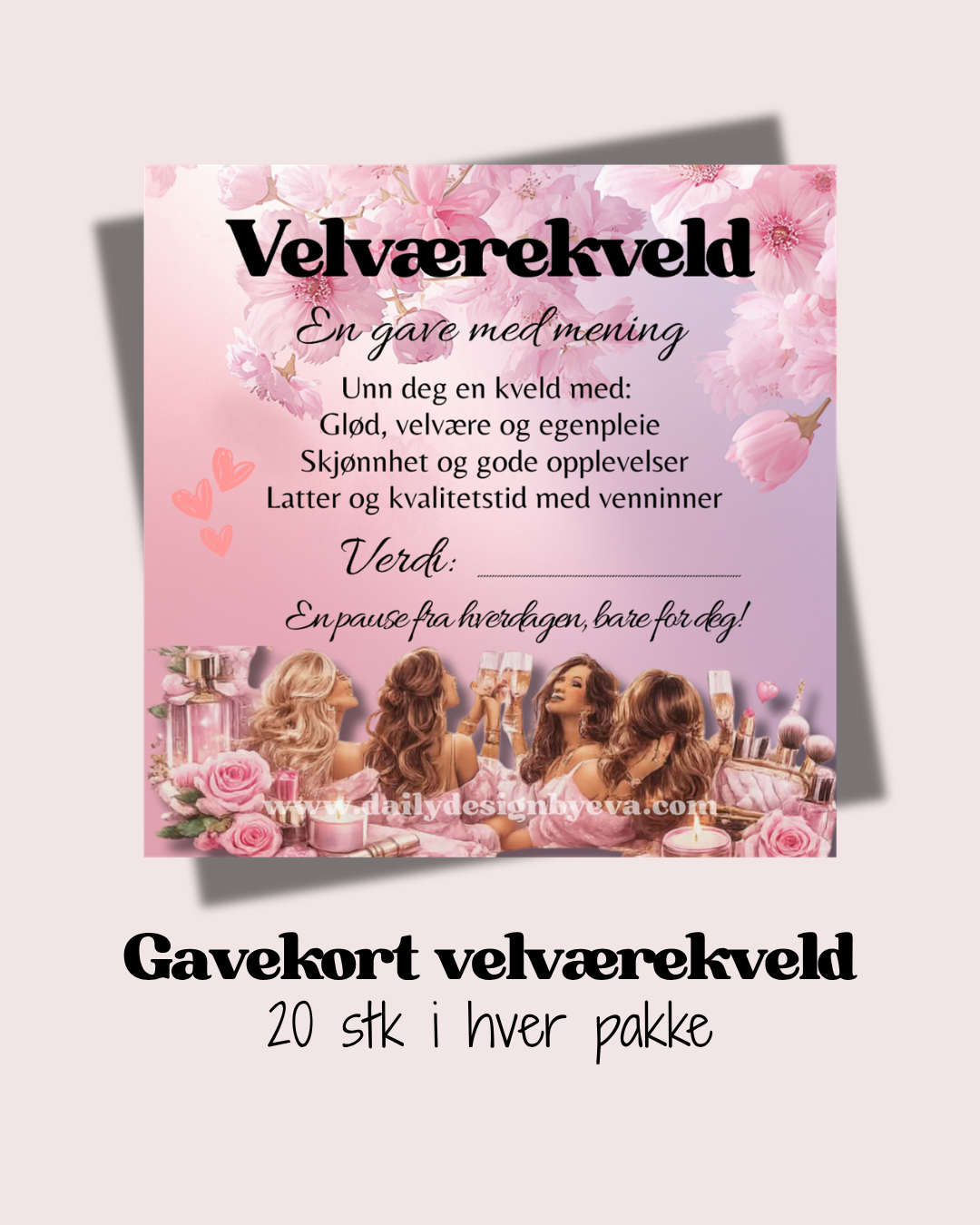 Gavekort på velværekveld 🌸