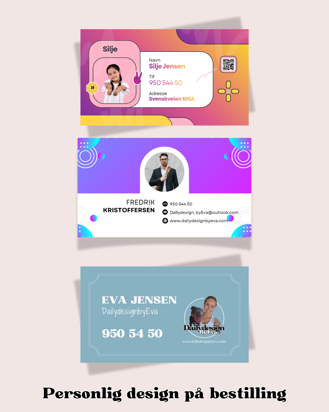 🏷️ Personlig design – navneetiketter med stil!