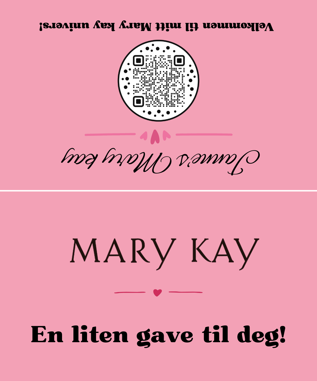 Toppkort til gavepakker, klar til bruk 🌸