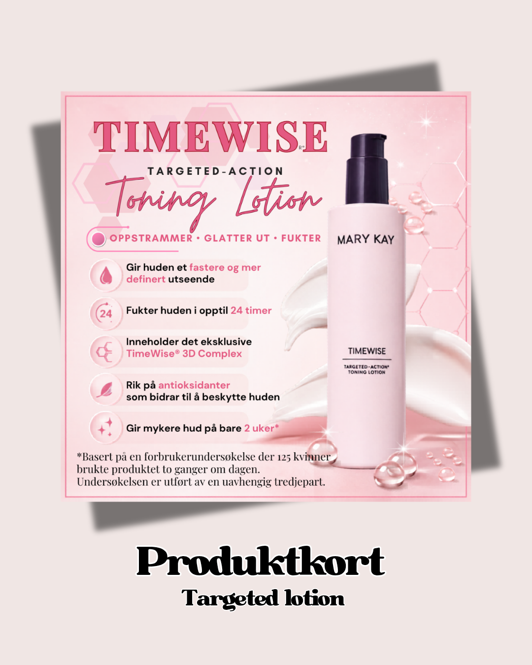 TIMEWISE Targeted-Action Toning Lotio 🩷
