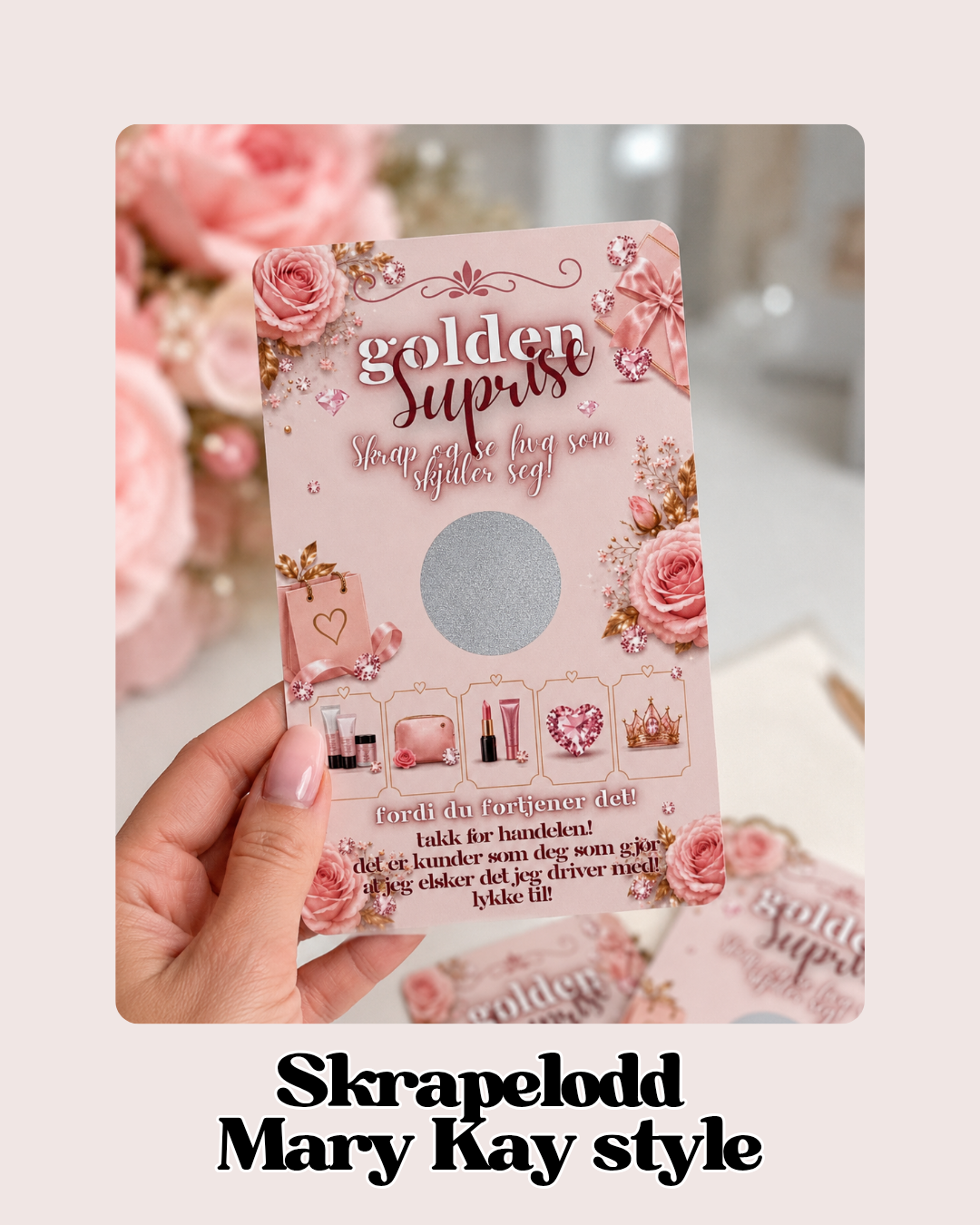 ✨ Golden Surprise 💎 Eksklusive skrapelodd