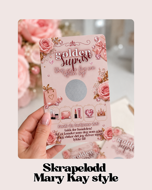 ✨ Golden Surprise 💎 Eksklusive skrapelodd
