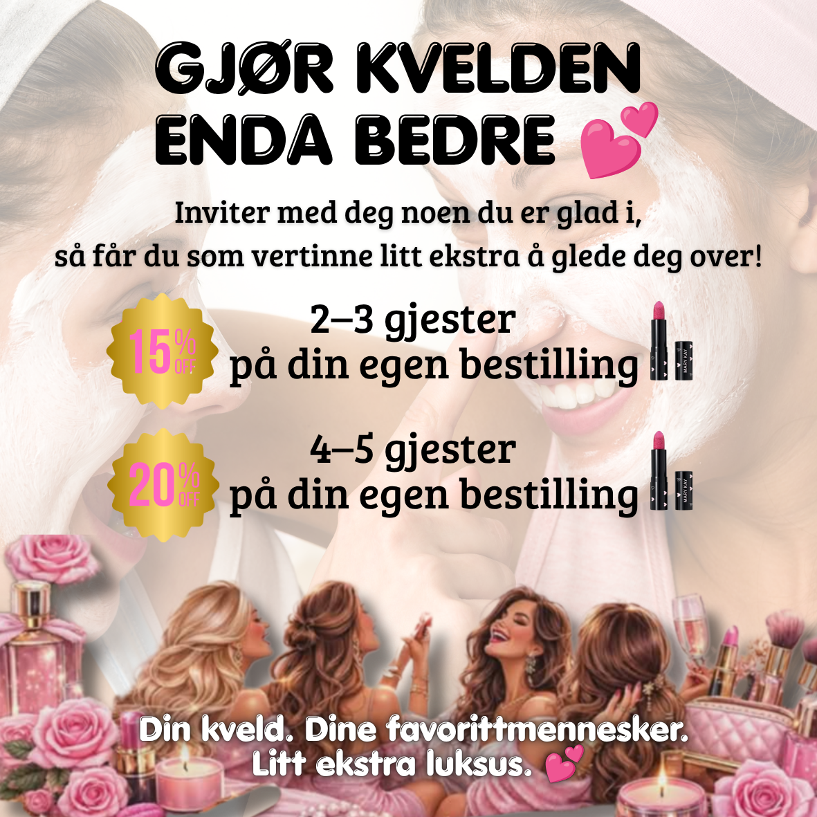 Gavekort velværekveld - 30 stk pr pk 🌸