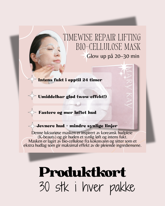 TIMEWISE REPAIR LIFTING BIO-CELLULOSE MASK 🩷