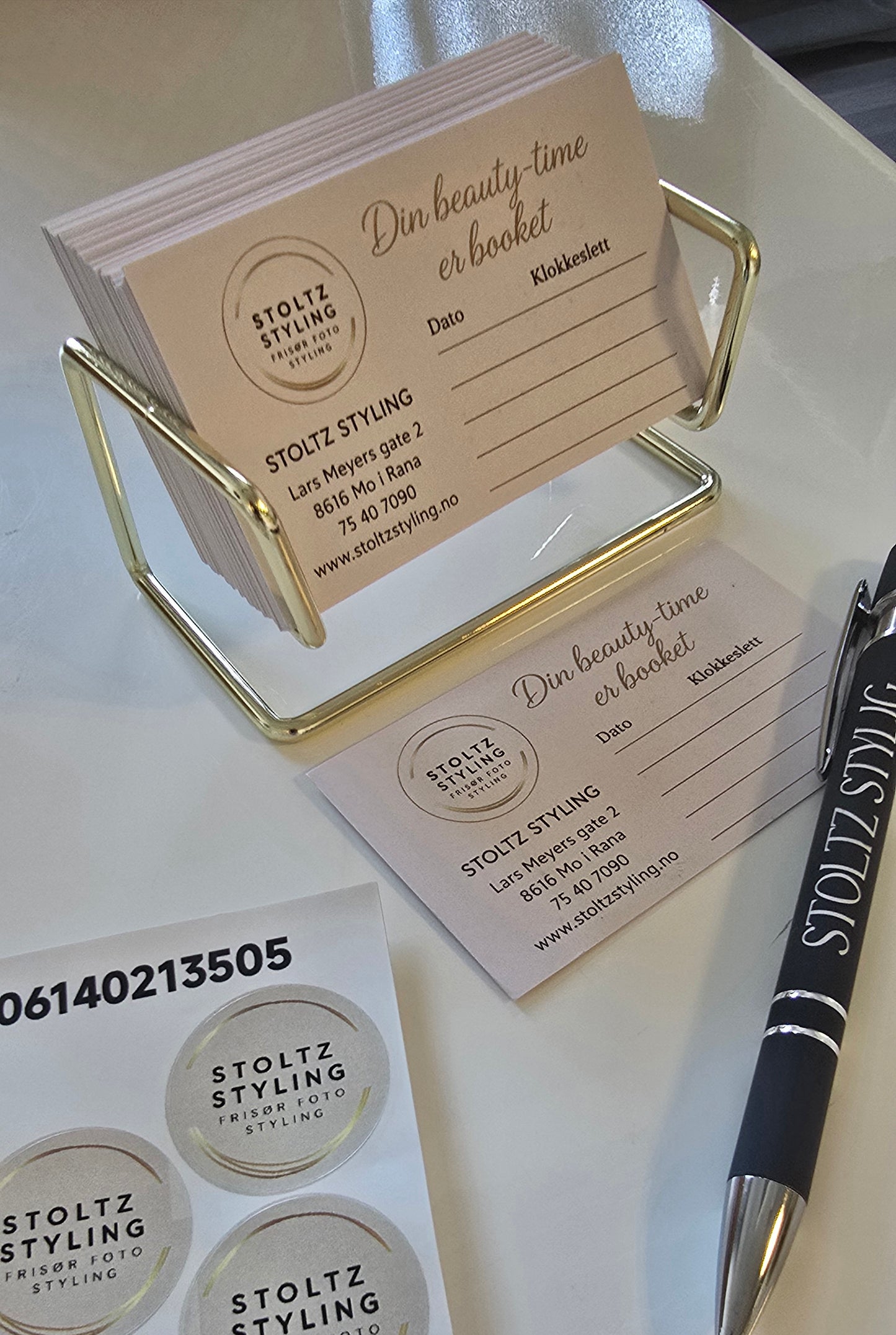 ✨ Visittkort tilpasset din stil.